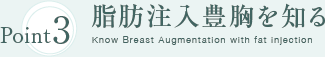 脂肪注入豊胸を知る